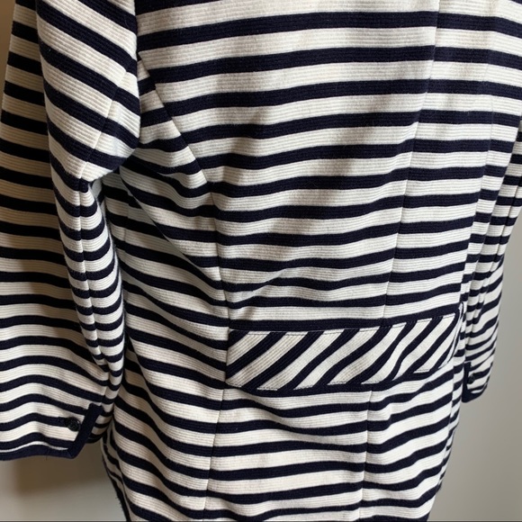 TALBOTS  STRIPPED JACKET CARDIGAN - Picture 8 of 16